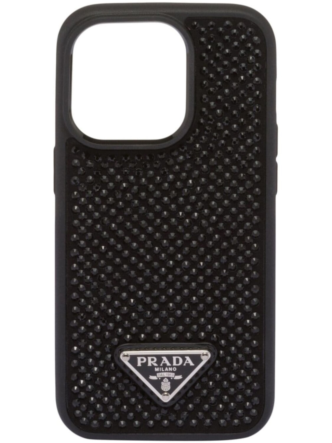 

Prada чехол для iPhone 14 Pro Max с логотипом, черный