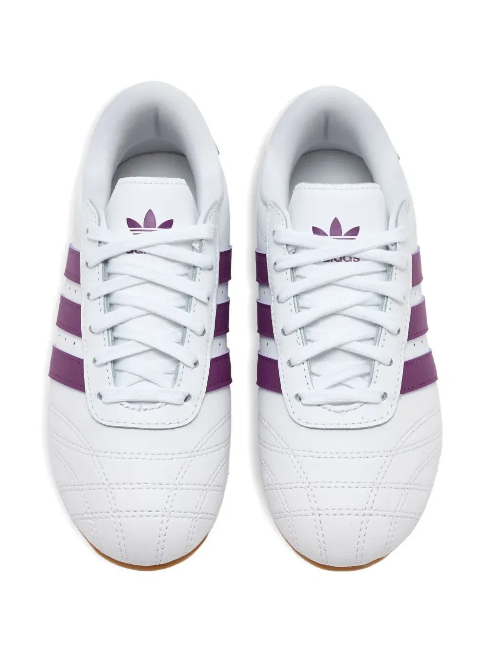 Кроссовки с декоративной строчкой Adidas Kids, белый — фото 3