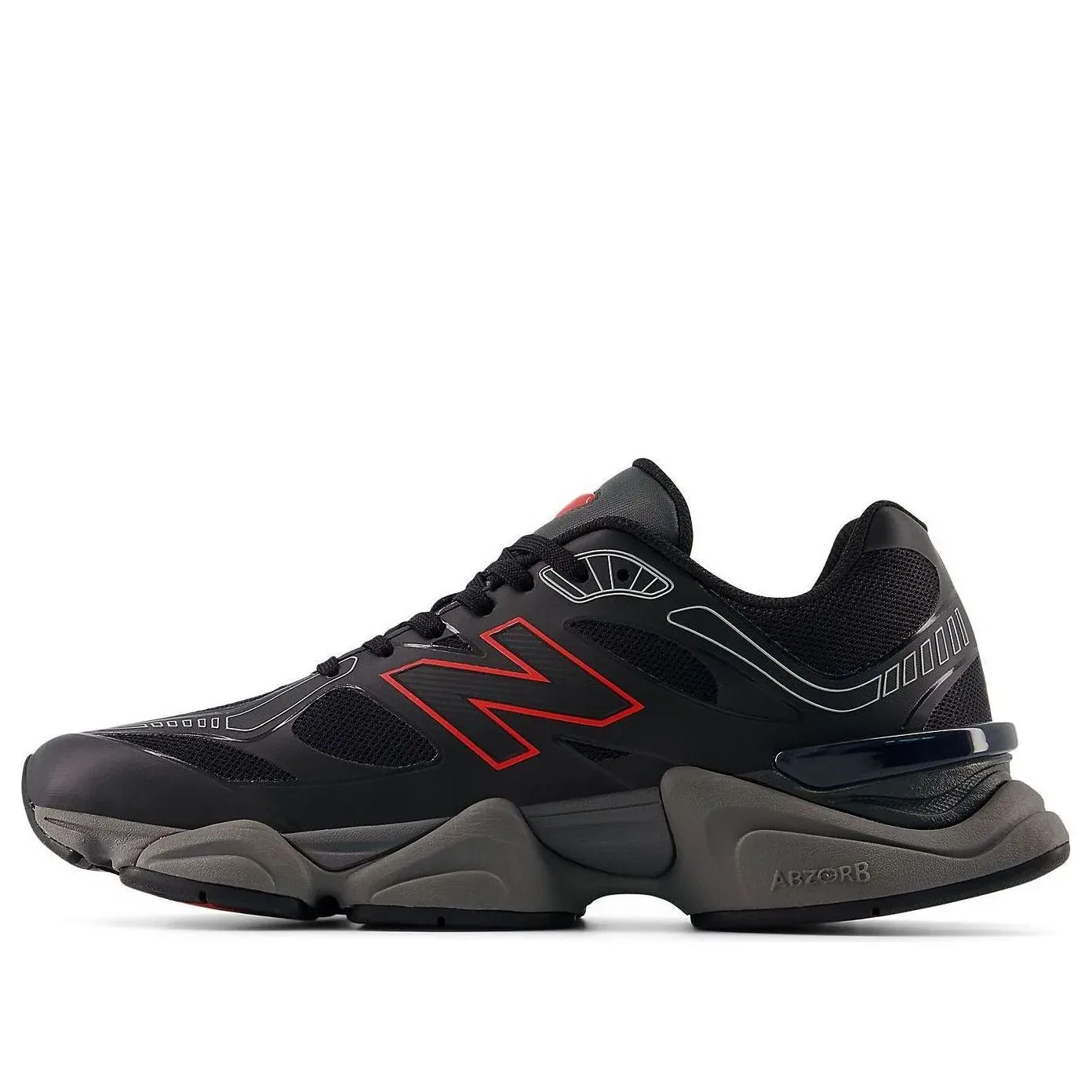 Кроссовки New Balance 9060Z 'Black Fire Cracker' U90606LE, черный