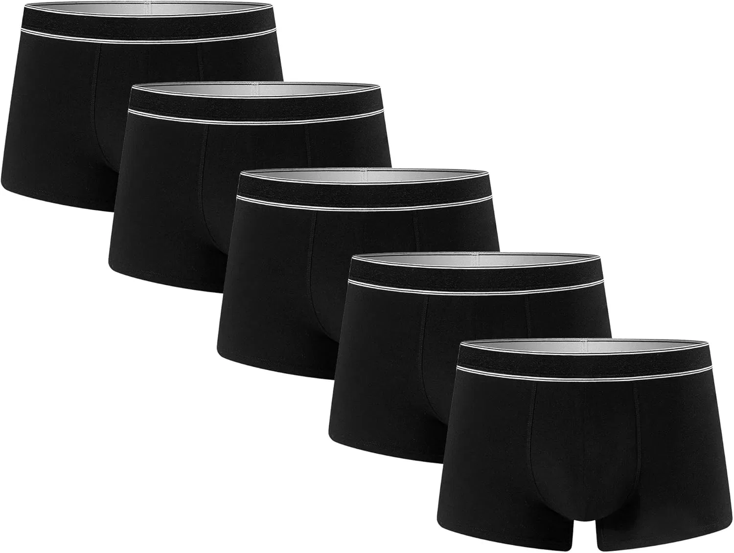 Активное нижнее белье, боксеры, Black-5pc