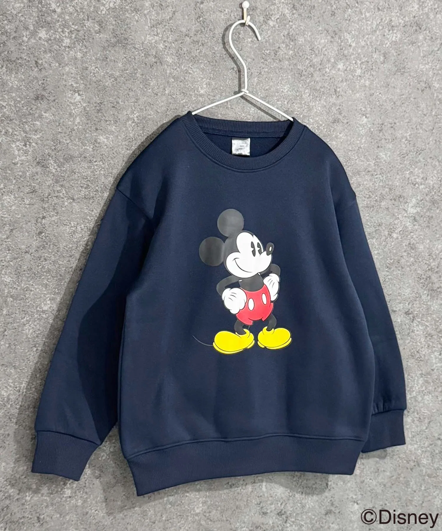 【Disney】MICKEY Толстовка оверсайз с флисовой подкладкой в виде Микки Мауса