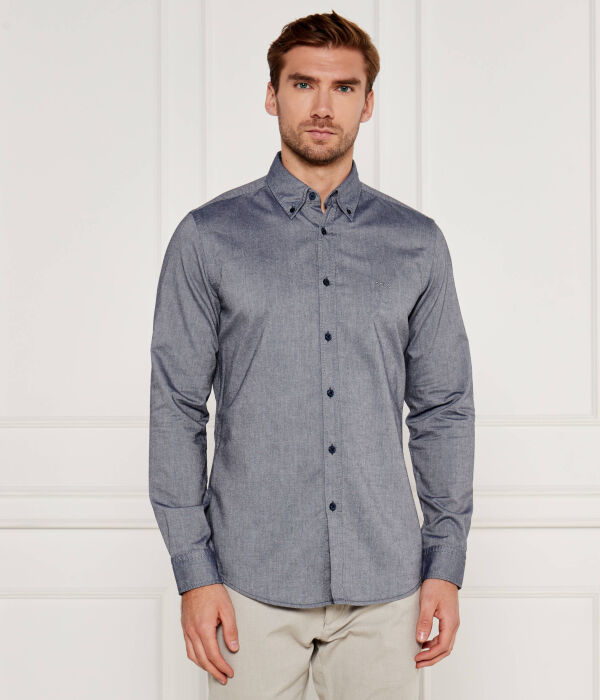 

Рубашка Boss Orange Regular Fit, синий