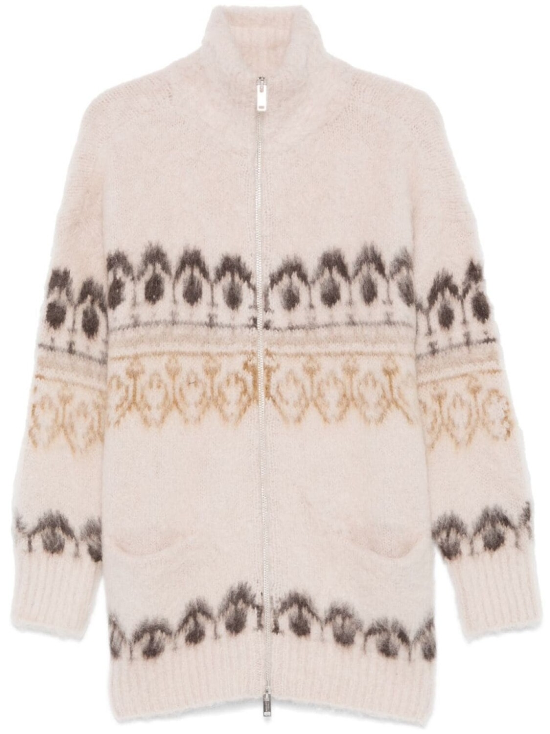 

MARANT ÉTOILE жаккардовый кардиган, серый