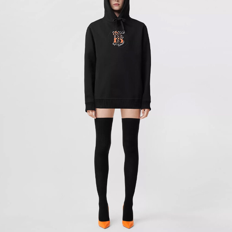 Толстовка Burberry, женская, мягкая одежда, black — фото 2