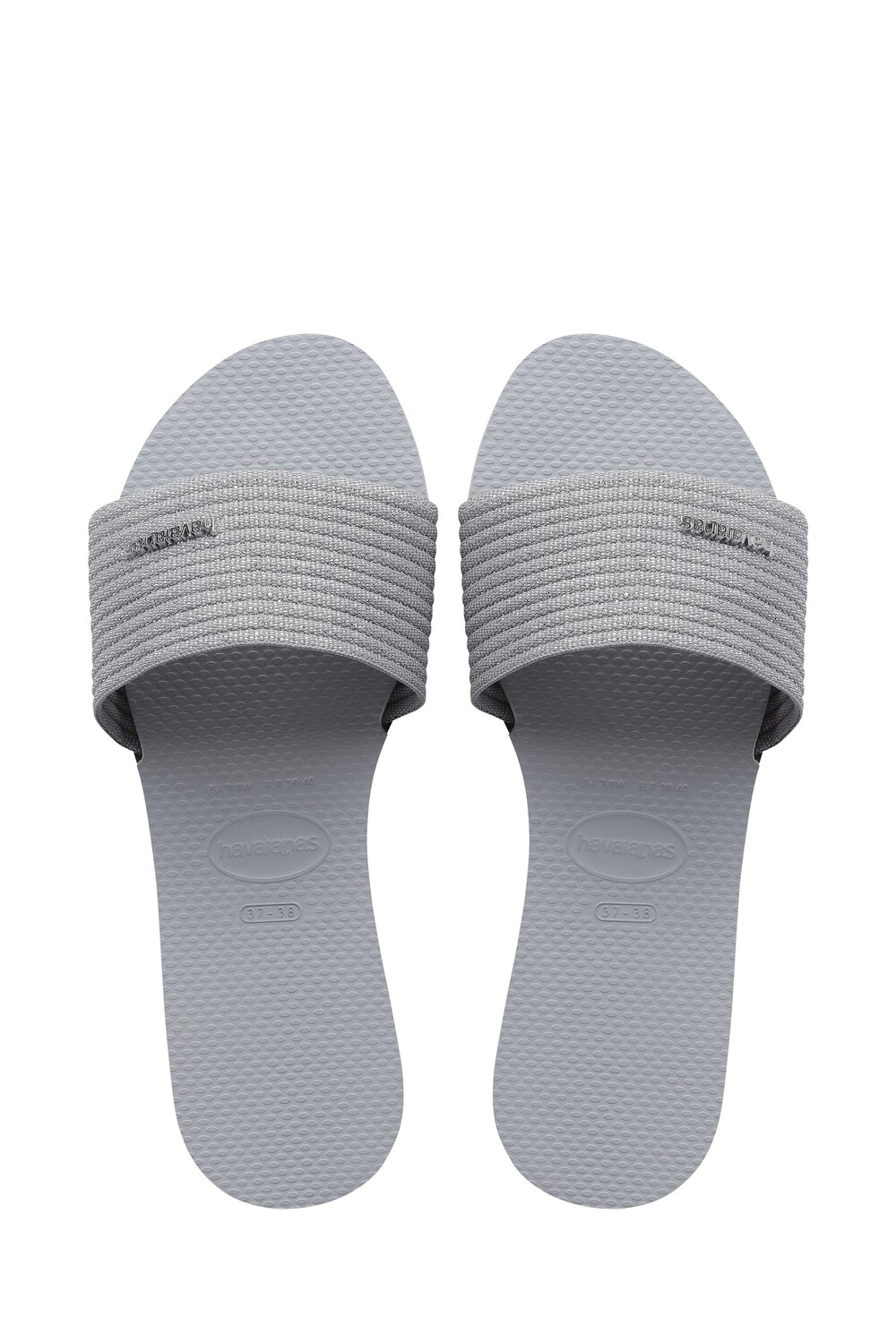 

Босоножки You Malta с эффектом металлик Havaianas, серый