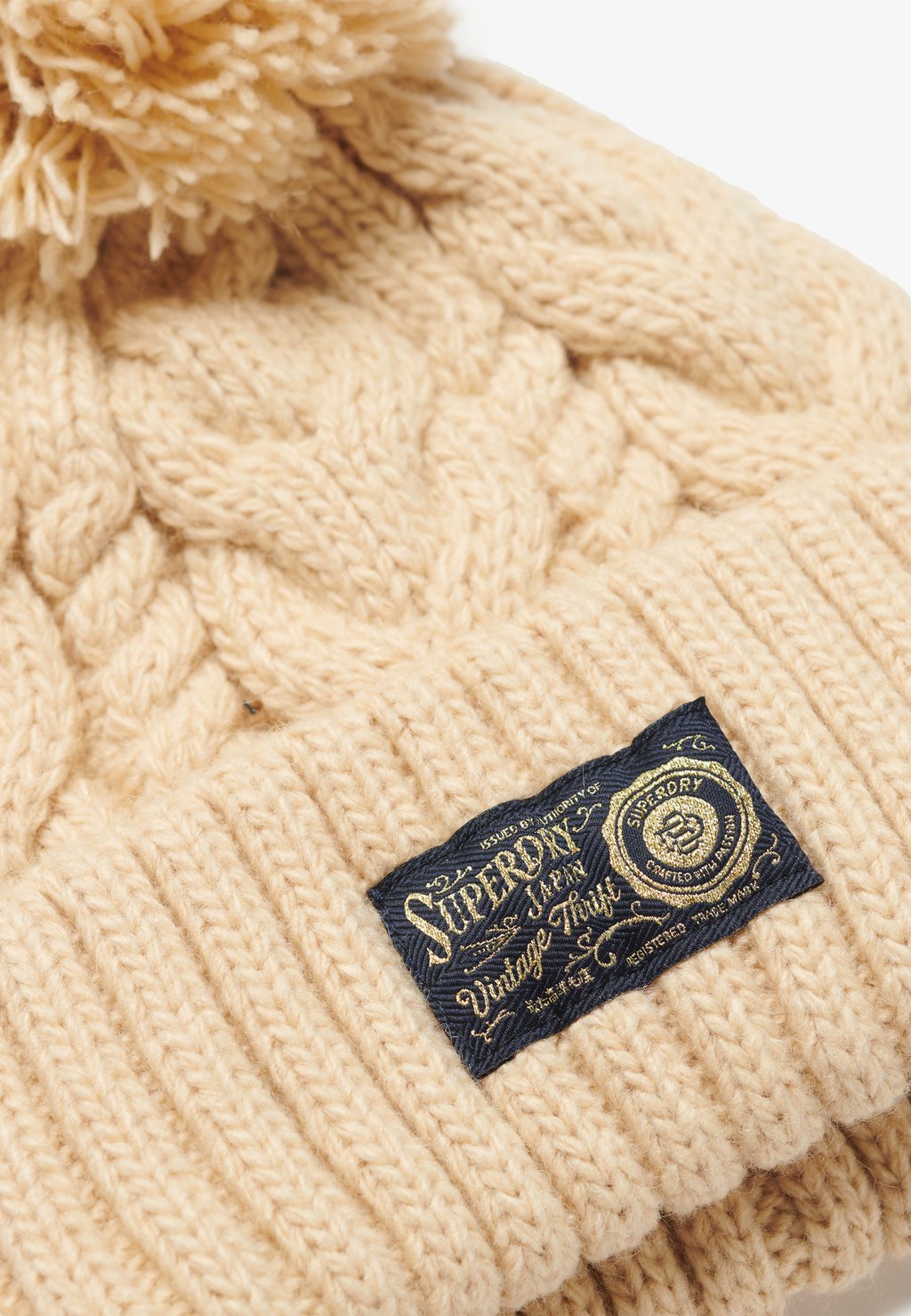 

Шапка CHUNKY CABLE Superdry, желтый