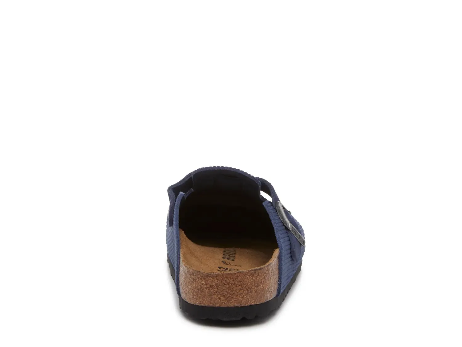 Birkenstock Boston Corduroy Clog — мужские, замша цвета индиго — фото 4