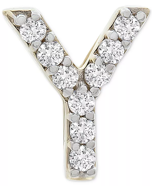 

Серьга-Гвоздик с бриллиантом (1/20 карата) из 14-каратного золота, созданная для Macy's Wrapped, y