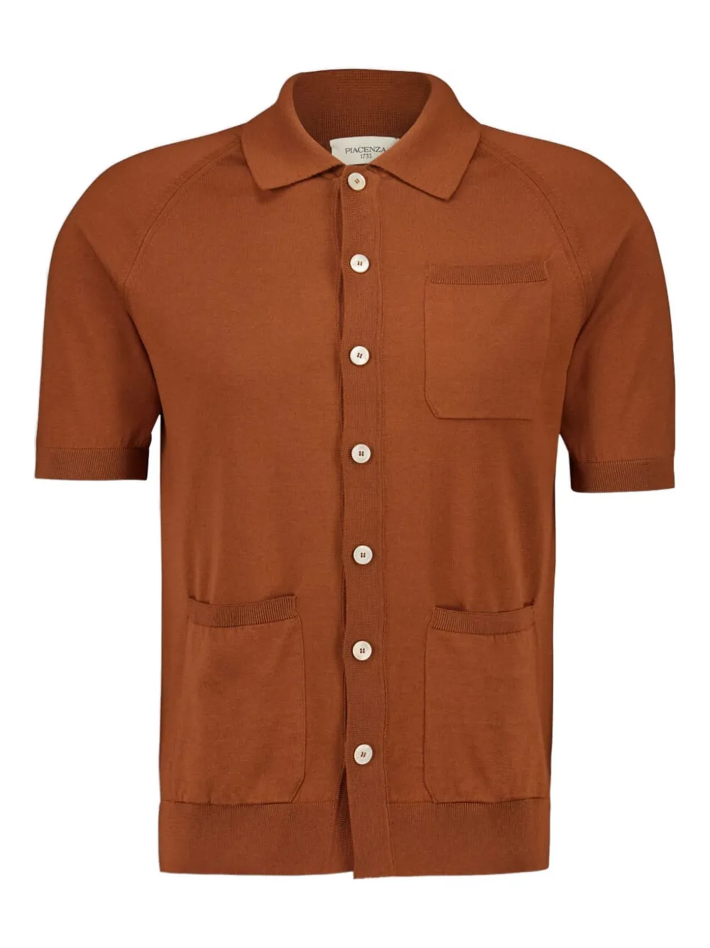 

Рубашка с рукавами реглан Piacenza Cashmere, коричневый