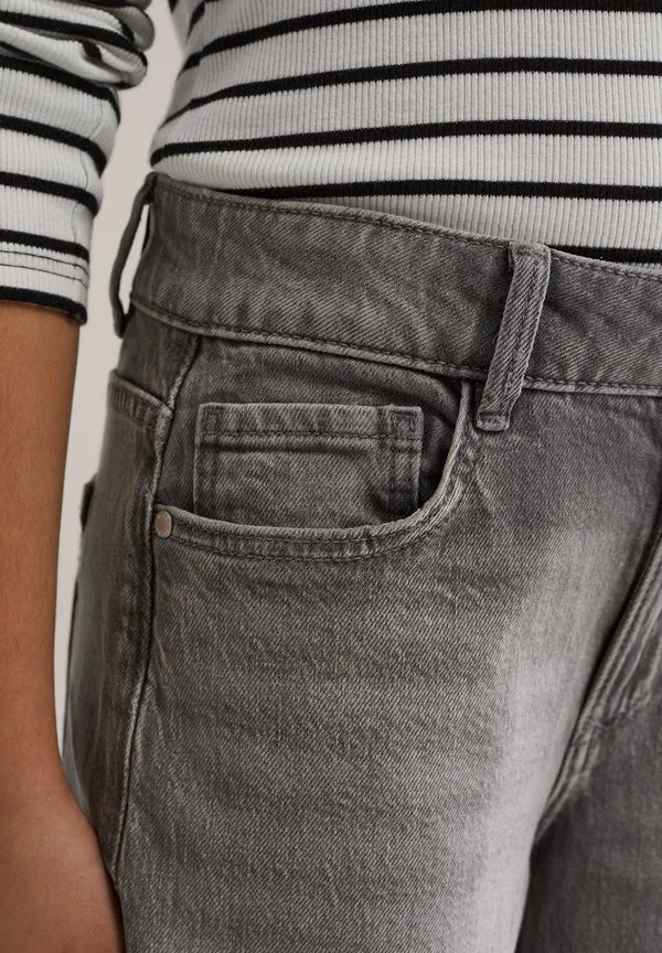 Джинсы свободного кроя бочкообразной формы We Fashion, Light Grey — фото 3