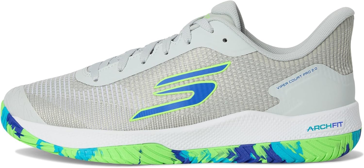 Кроссовки Skechers для мужчин Pickleball Viper Court Pro 2.0, серый — фото 4