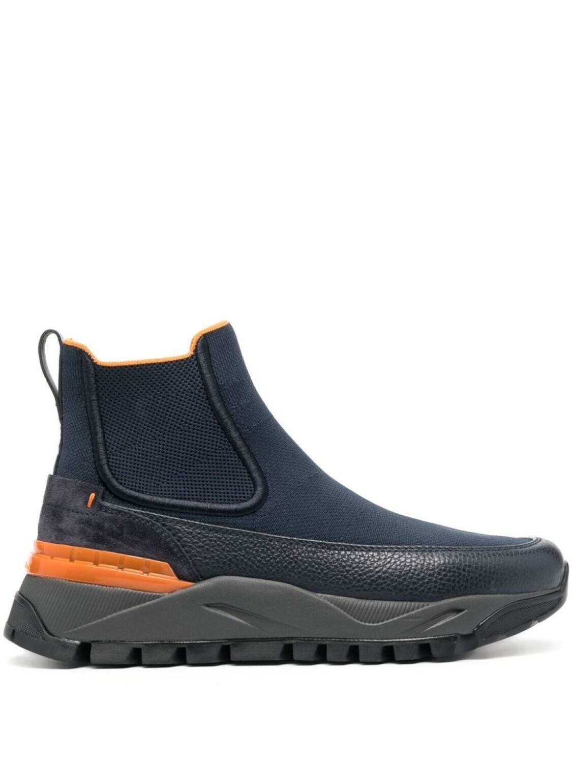 

Santoni ботинки челси с контрастными вставками, синий
