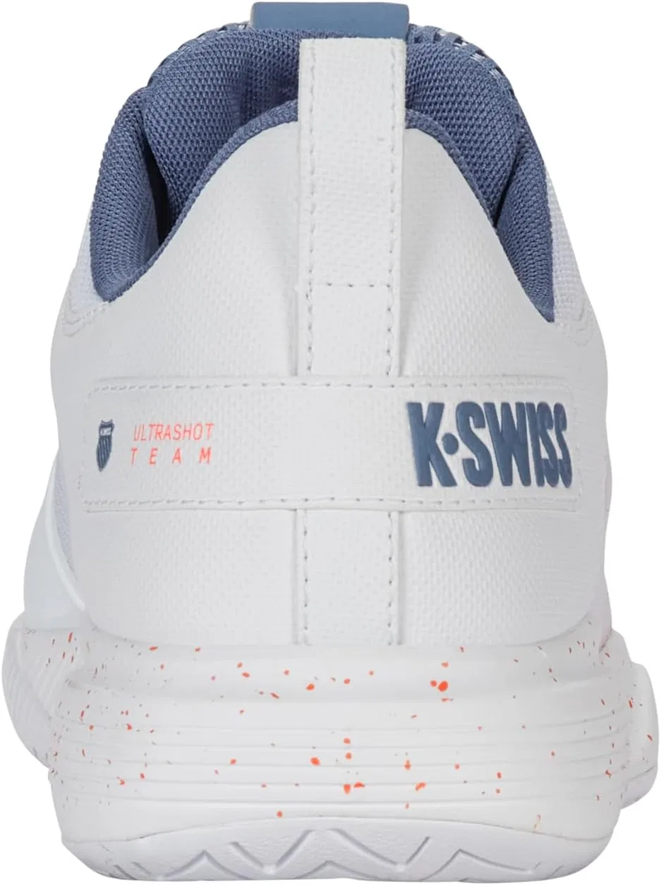 Кроссовки теннисные K-Swiss Ultrashot Team, белый/Infinity/Scarlet Ibis — фото 4
