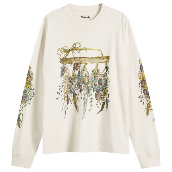 

Футболка с длинным рукавом "Благодарность" Story Mfg., экрю