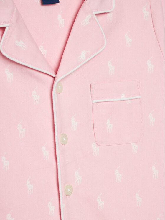 Пижамы стандартного кроя Polo Ralph Lauren, розовый — фото 4