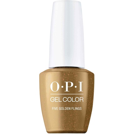 

Лак для ногтей GelColor Opaque Shimmer Finish Metallic Gold Gel