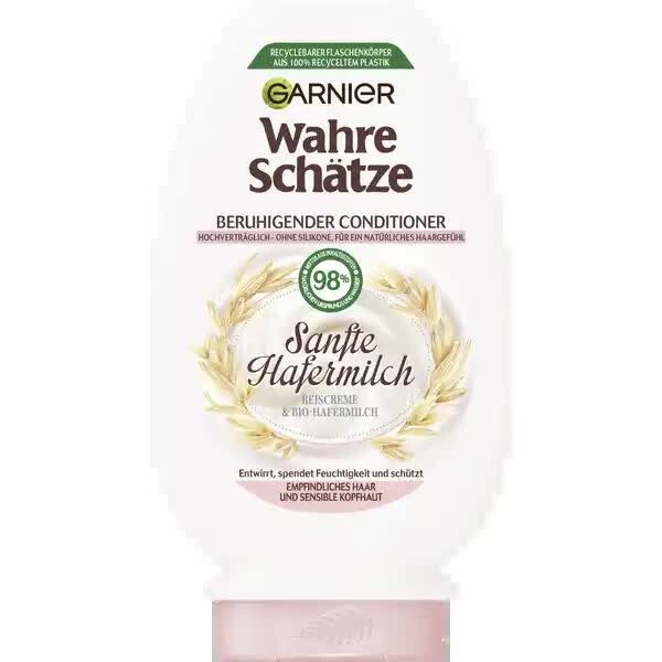 

Garnier, Wahre Schatze, Кондиционер для овсяного молока, 200мл
