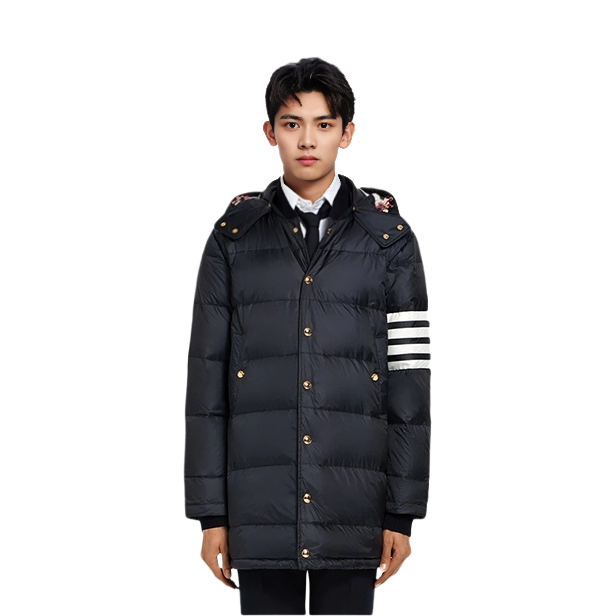

THOM BROWNE Пальто мужское черные