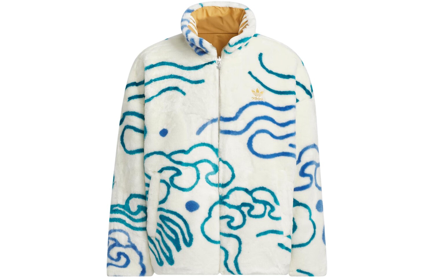 

Куртка унисекс Off-white Adidas Originals, кремовый