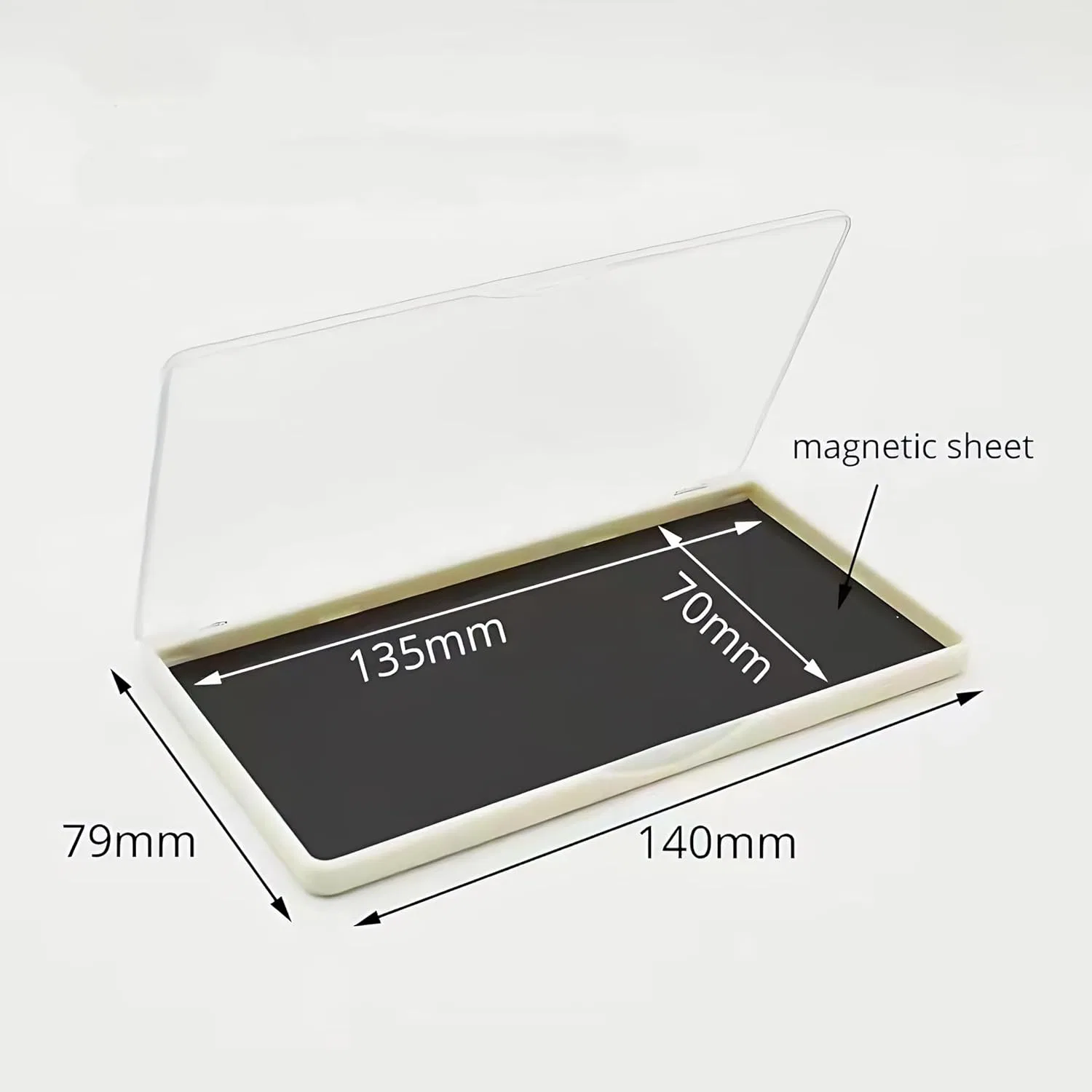 Магнитная палетка для макияжа UDTIP, 2 шт, белая, 14x7.9x1.1 см — фото 2