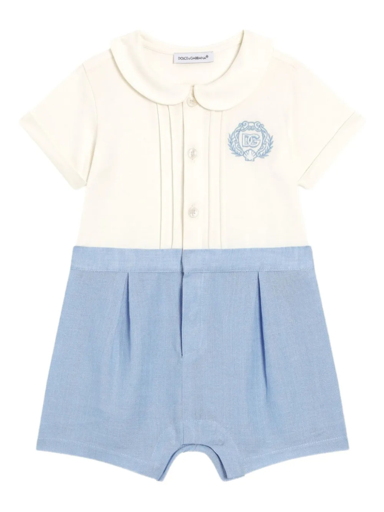 

Dolce & Gabbana Kids ромпер со вставками, белый