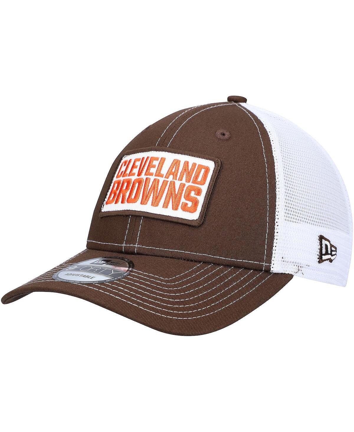 

Мужская коричневая кепка Cleveland Browns 9FORTY Trucker Snapback New Era