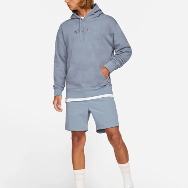 Nike Толстовка мужская с капюшоном, цвет Slate Gray/Slate Blue — фото 3
