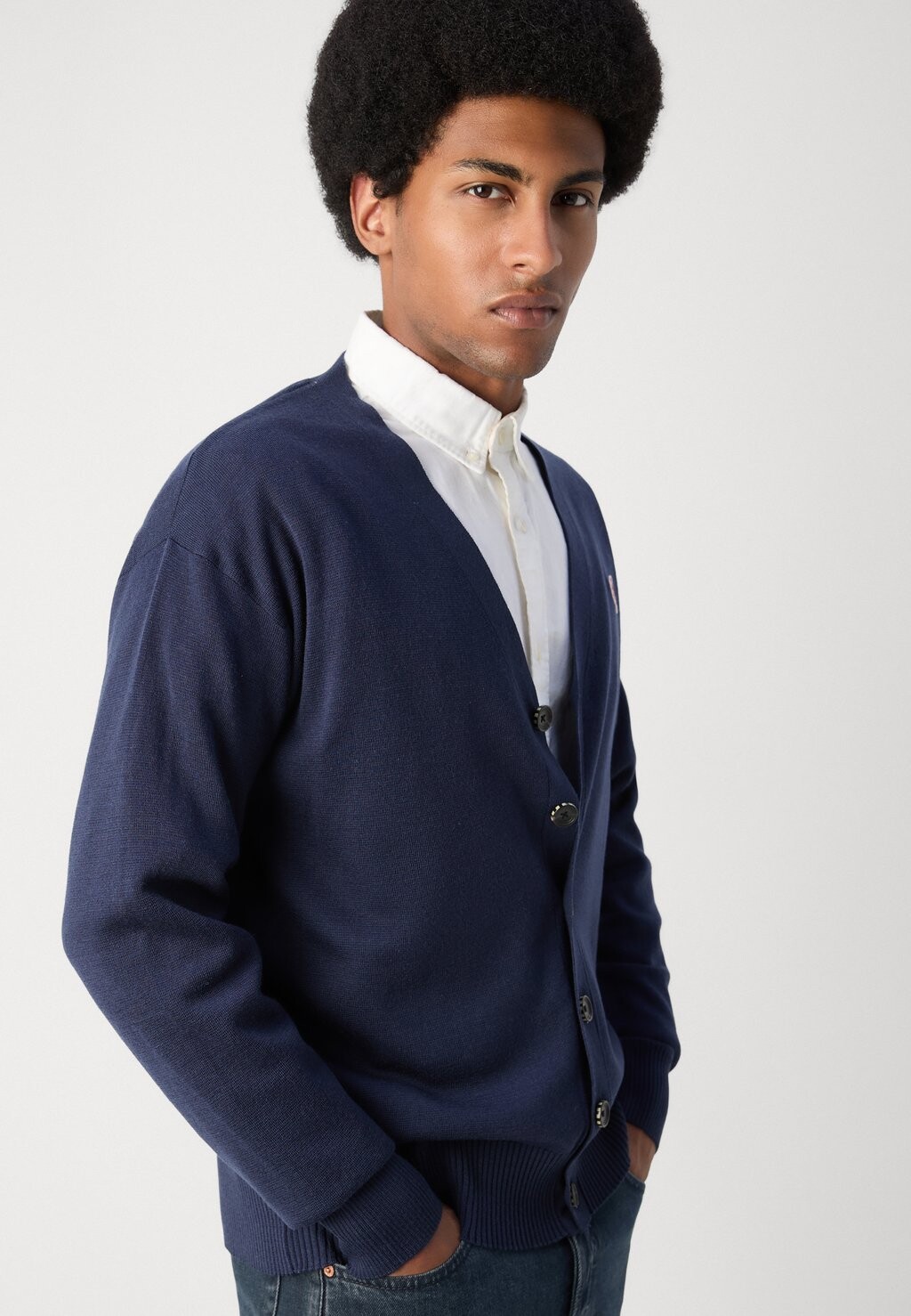 

Кардиган CORE THE FREE SPIRIT PEACE BIRD CARDIGAN Scotch & Soda, темно-синий