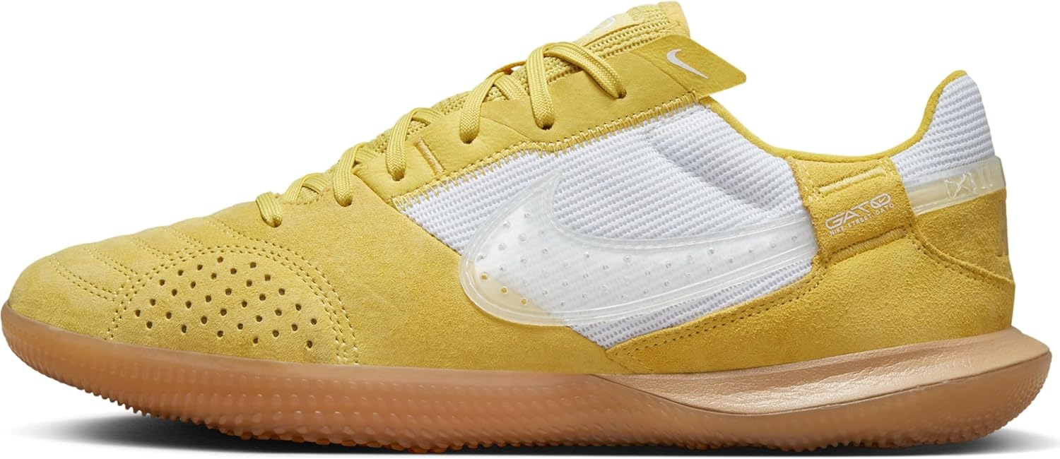 

Мужские футбольные низкие кроссовки Nike, Saturn Gold White Gum Light Brown