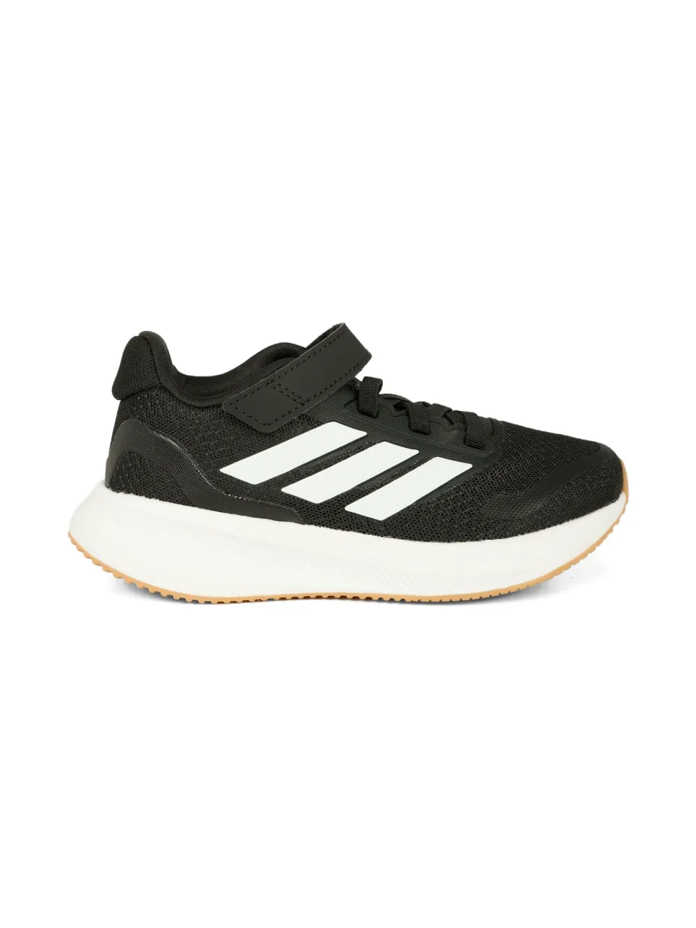 Кроссовки на липучках с тремя полосками Adidas Kids, черный — фото 2