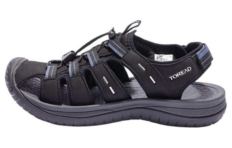 

Пляжные шлепанцы мужские черно-серые TOREAD, Rock Black/Gray