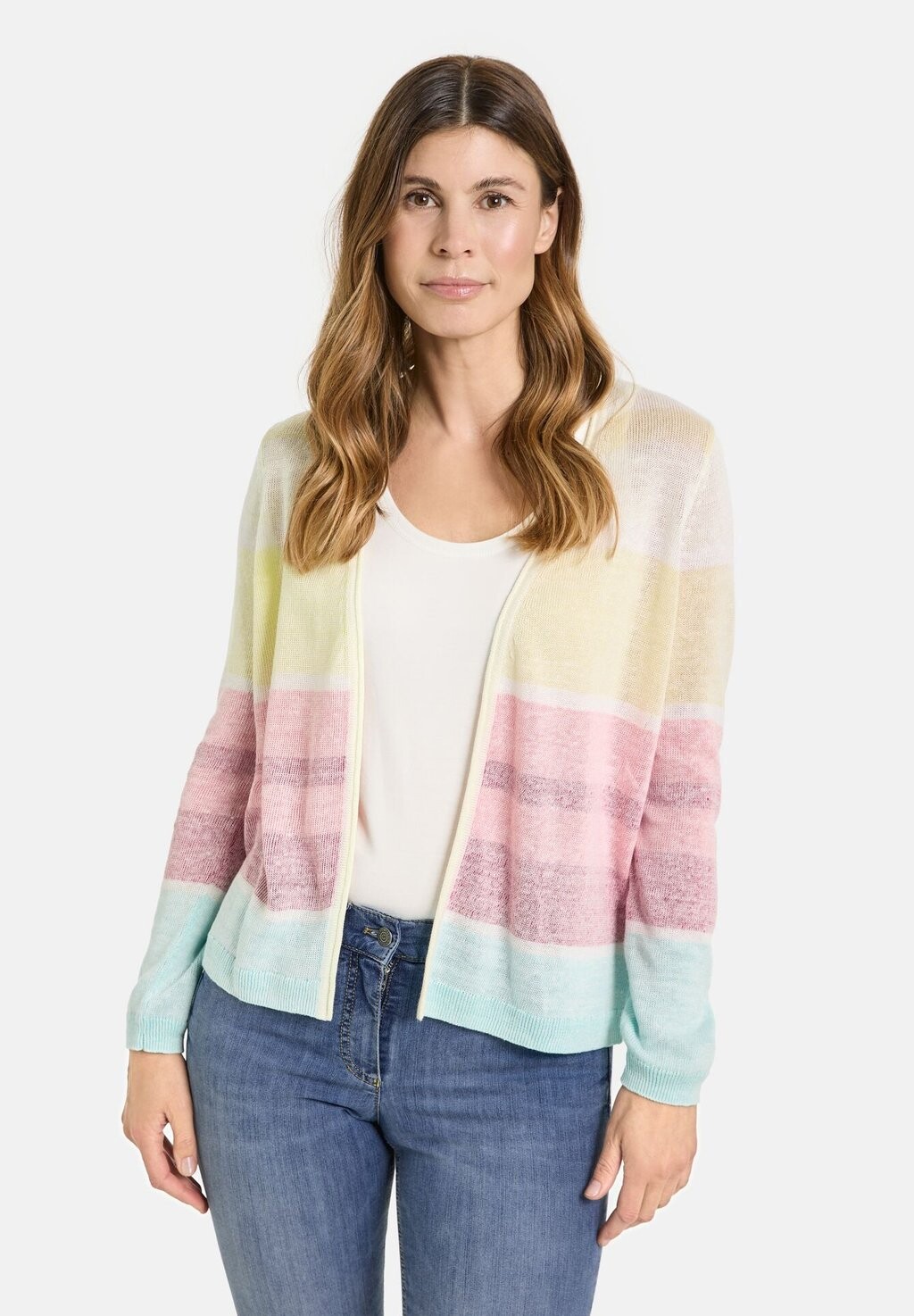 

Кардиган CARDIGAN MIT COLOURBLOCKING Gerry Weber, желтый