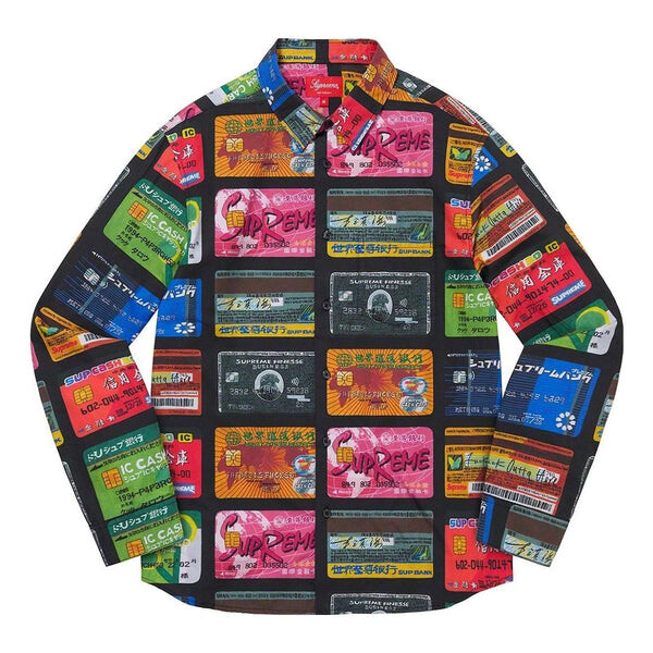 

Рубашка credit cards shirt 'multi-color' Supreme, мультиколор