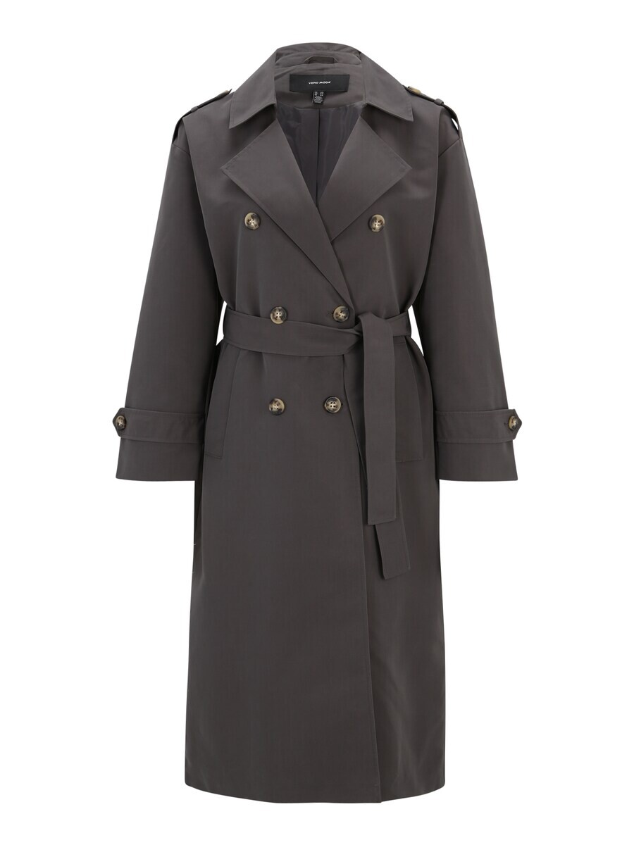 

Тренч Vero Moda Petite Between-Seasons Coat VMCHLOE, антрацит