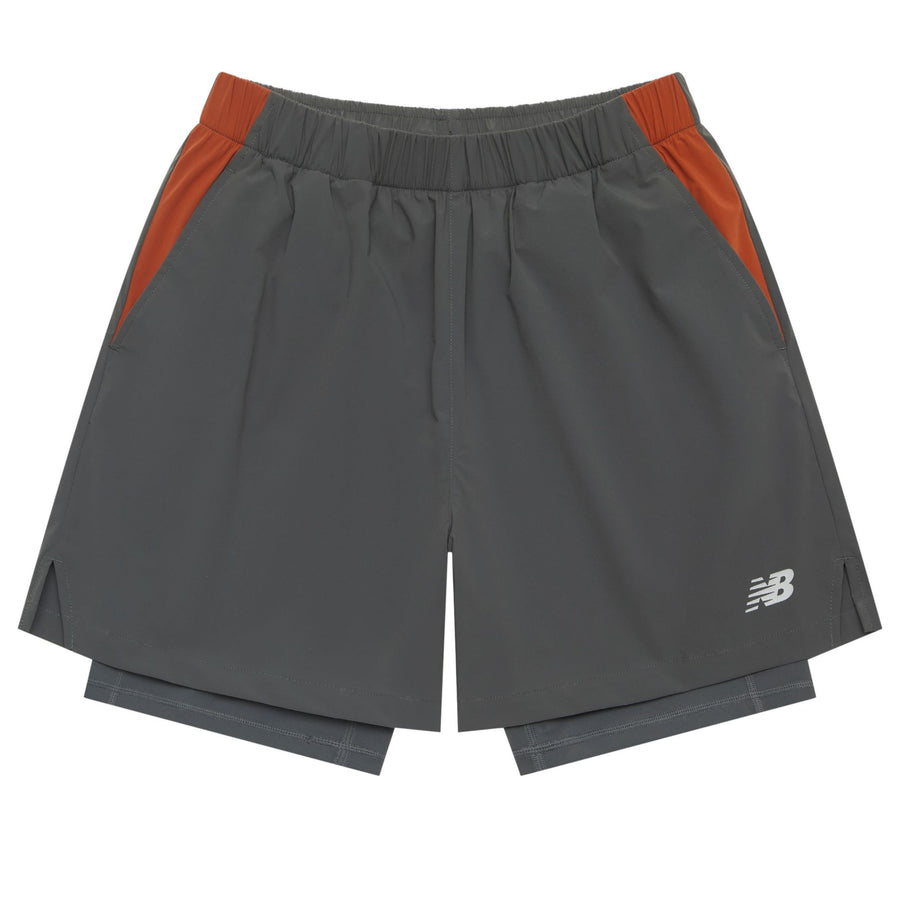 

Спортивные шорты New Balance NB Logo 2 In 1 Short 'Dark Grey', серый