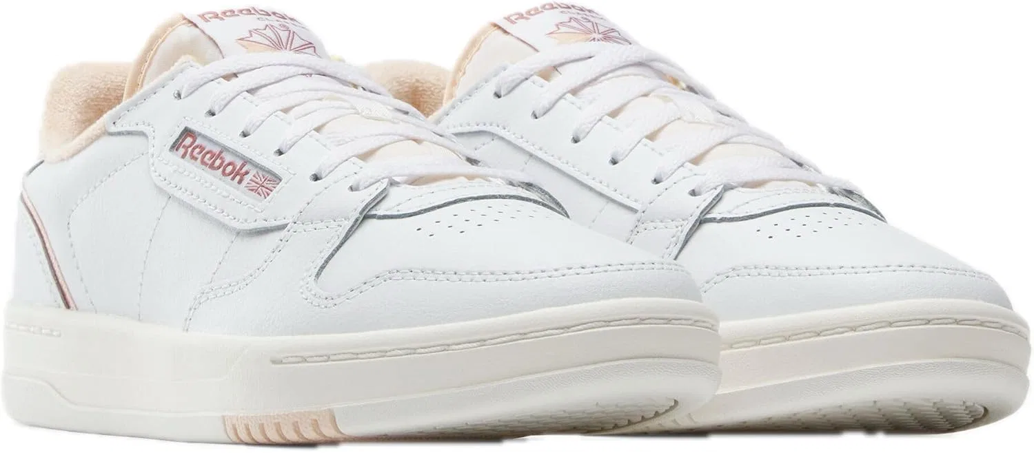 Кроссовки Reebok Unisex Phase Court Trainers, белый/розовый — фото 3