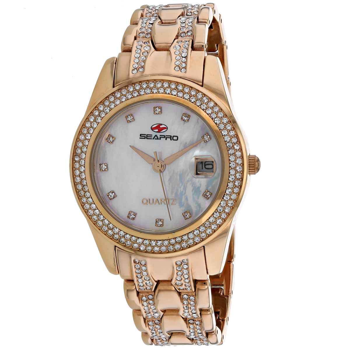 

Часы женские Seapro с перламутровым циферблатом, цвет mother of pearl