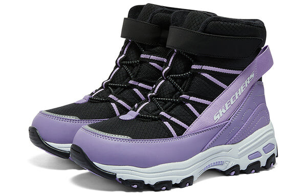 Кроссовки winter comfy boots 'black purple' Skechers, черный — фото 4