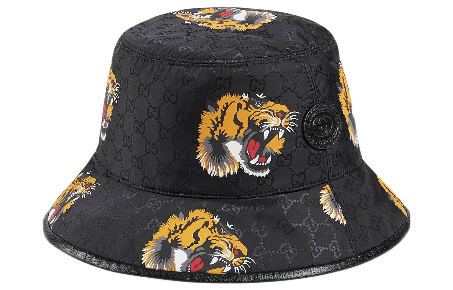 

Панама мужская Gucci Tiger Print, черный