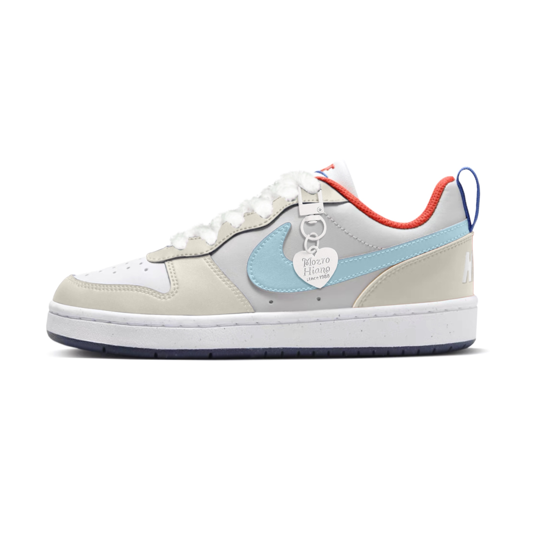 

Кроссовки для скейтбординга Court Borough Jasmine Snowball Low Top для детей и подростков Nike, Apricot
