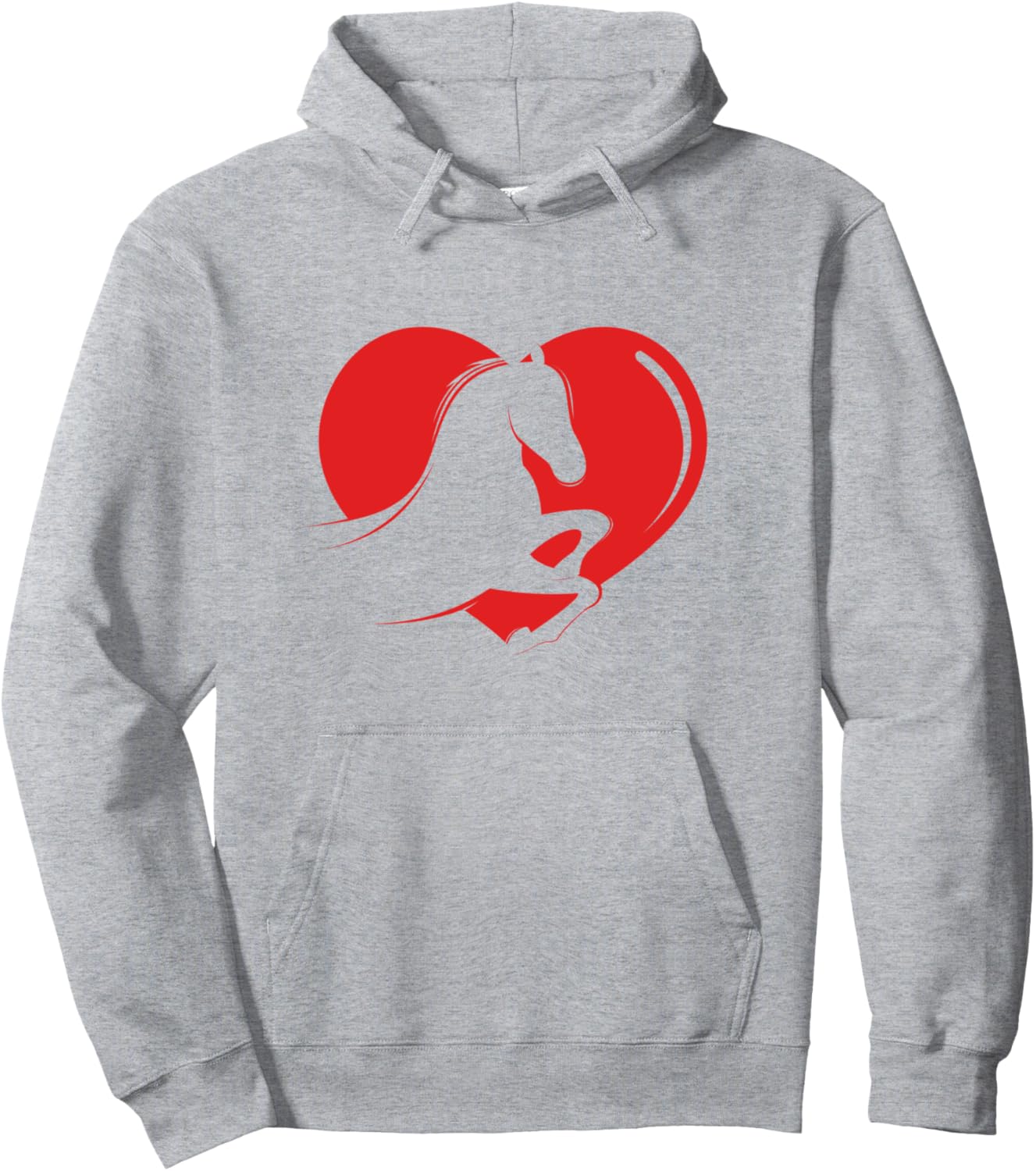 

Худи Всадник. Сердце для лошадей Love Heart Gift Horse Rider Rider Horse A Heart For Horses, серый