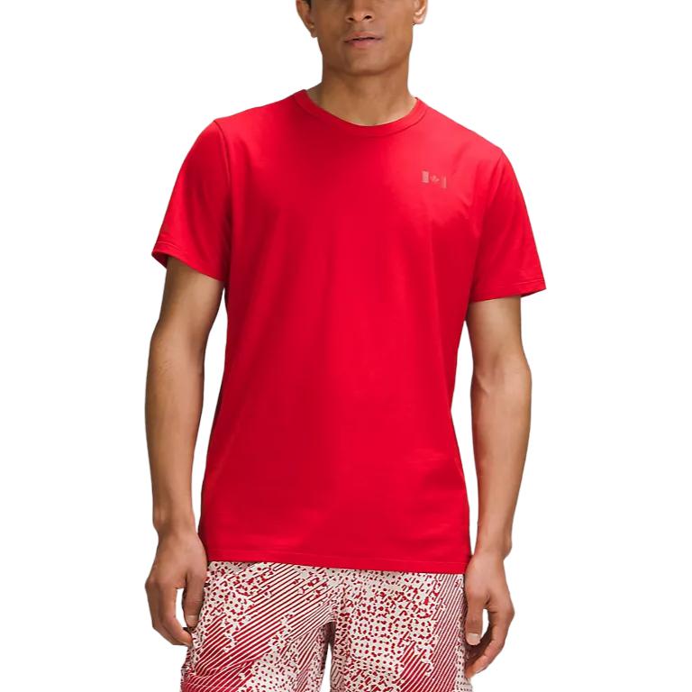 

Футболка Team Canada Lululemon, черная мульти