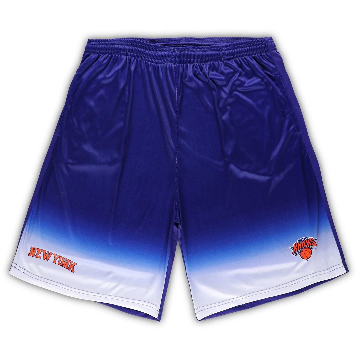 

Мужские фирменные синие шорты New York Knicks Big & Tall Fadeaway Fanatics