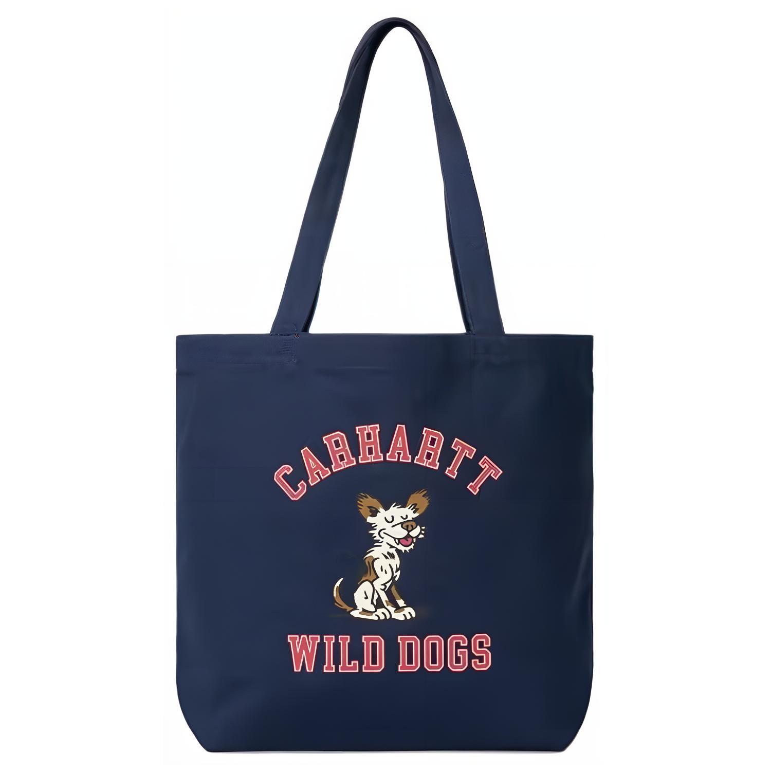 

Carhartt WIP Холщовая сумка-шоппер унисекс с принтом дикой собаки, Wild Dog Print