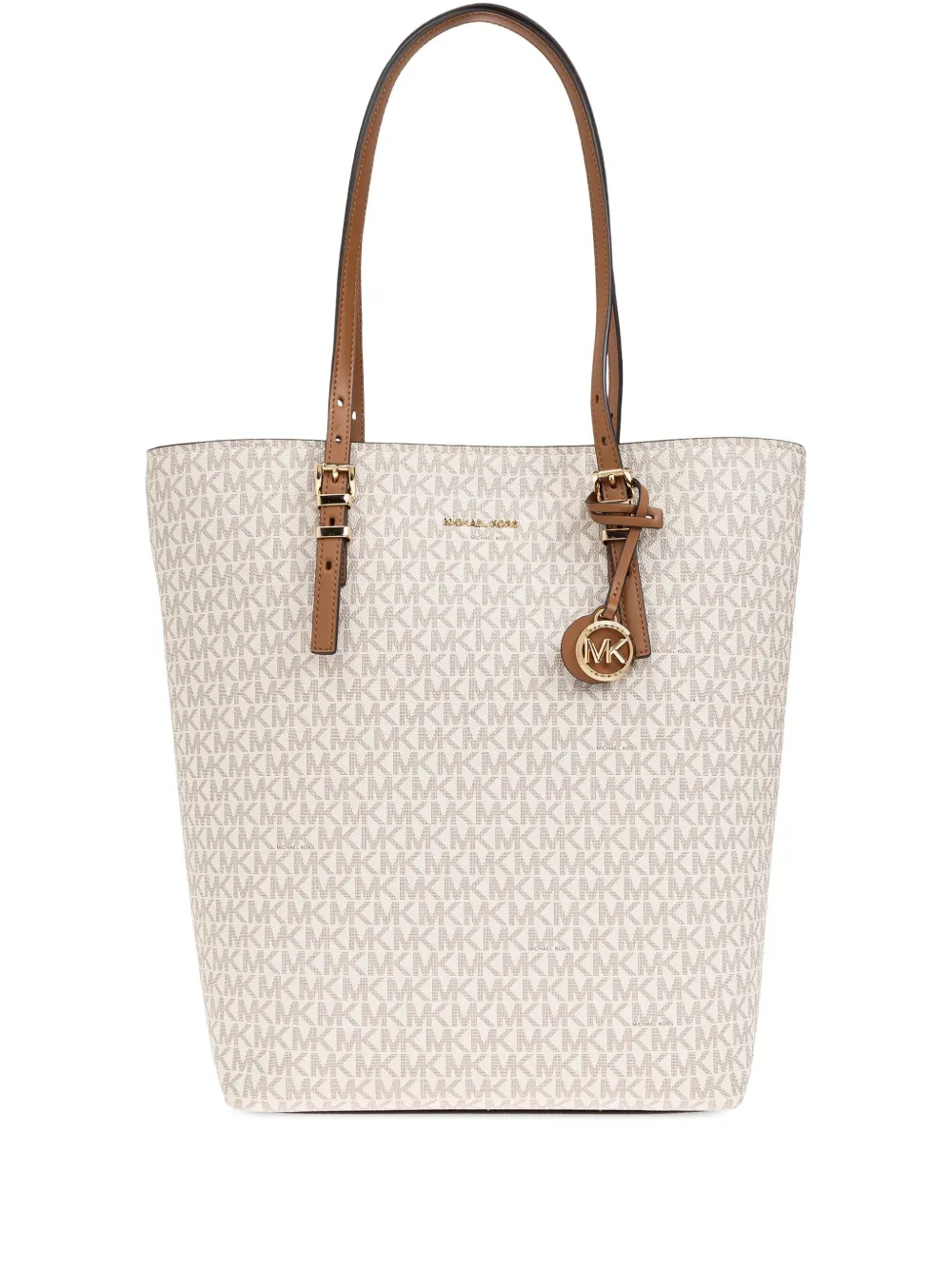 

Сумка-шоппер с узором Lgo Michael Michael Kors, нейтральный
