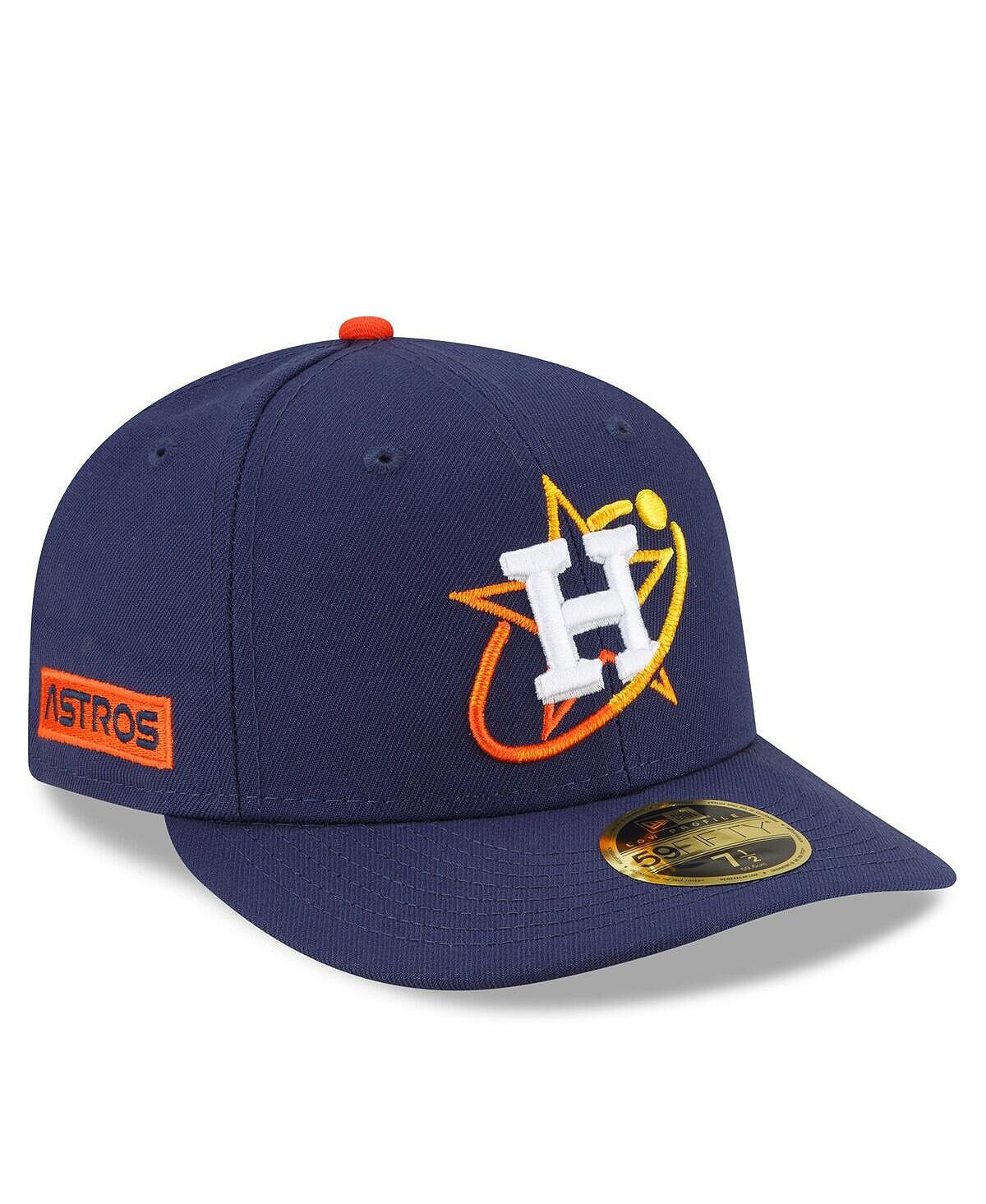 

Мужская темно-синяя приталенная шляпа Houston Astros 2022 City Connect Low Profile 59Fifty New Era