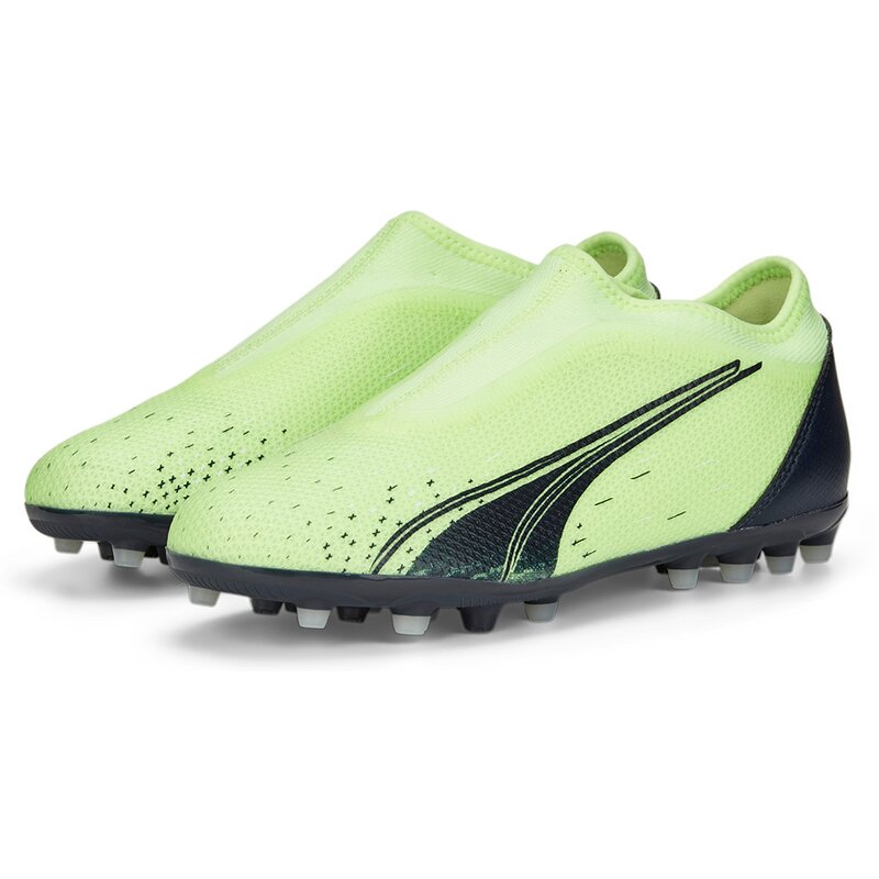 Футбольные бутсы Ultra Match ll mg jr Puma, цвет fizzy light-parisian night-blu — фото 4