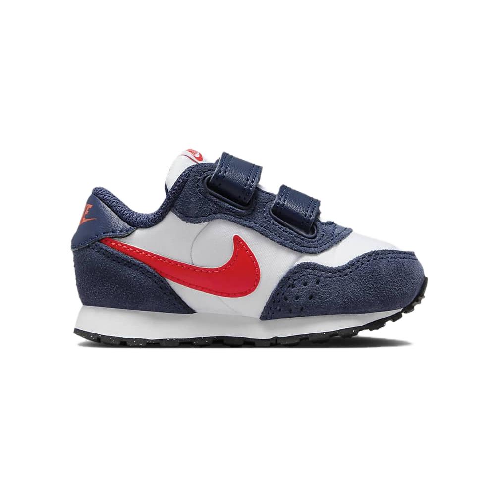 Nike MD Valiant противоскользящая износостойкая обувь для малышей синий белый красный — фото 4