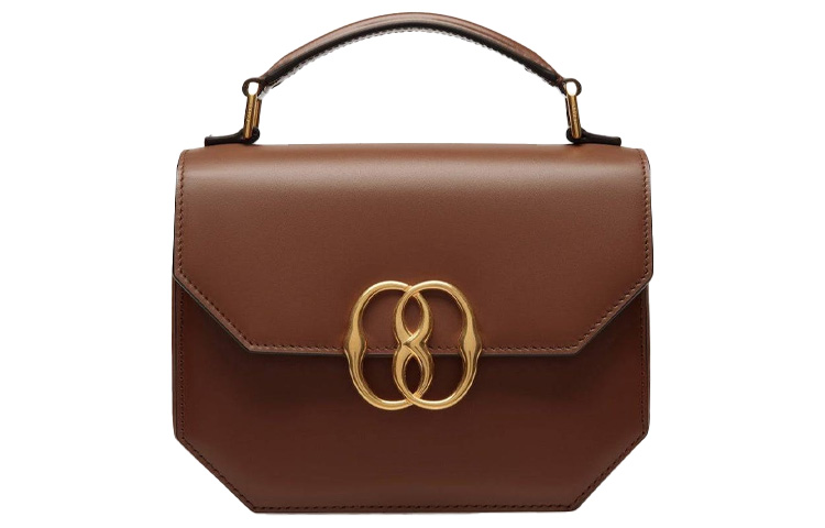 

BALLY Квадратная сумка из коровьей кожи с эмблемой Женская миниатюрная коричневая сумка через плечо кроссбоди