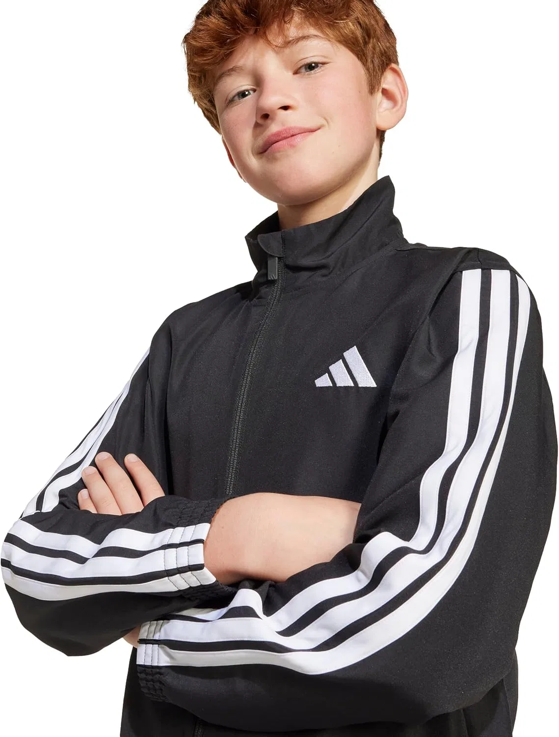 Детский спортивный костюм adidas Climacool, черный/белый — фото 4